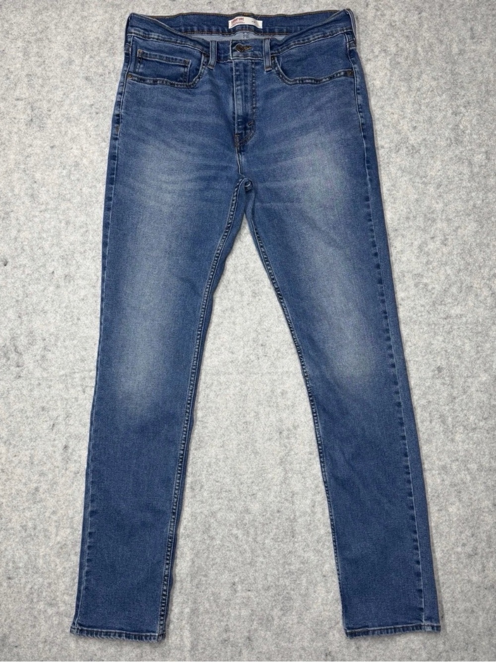 Signature by Levi Strauss & Co. Men’s Slim Fit Jeans W34 L34 Blue Denim